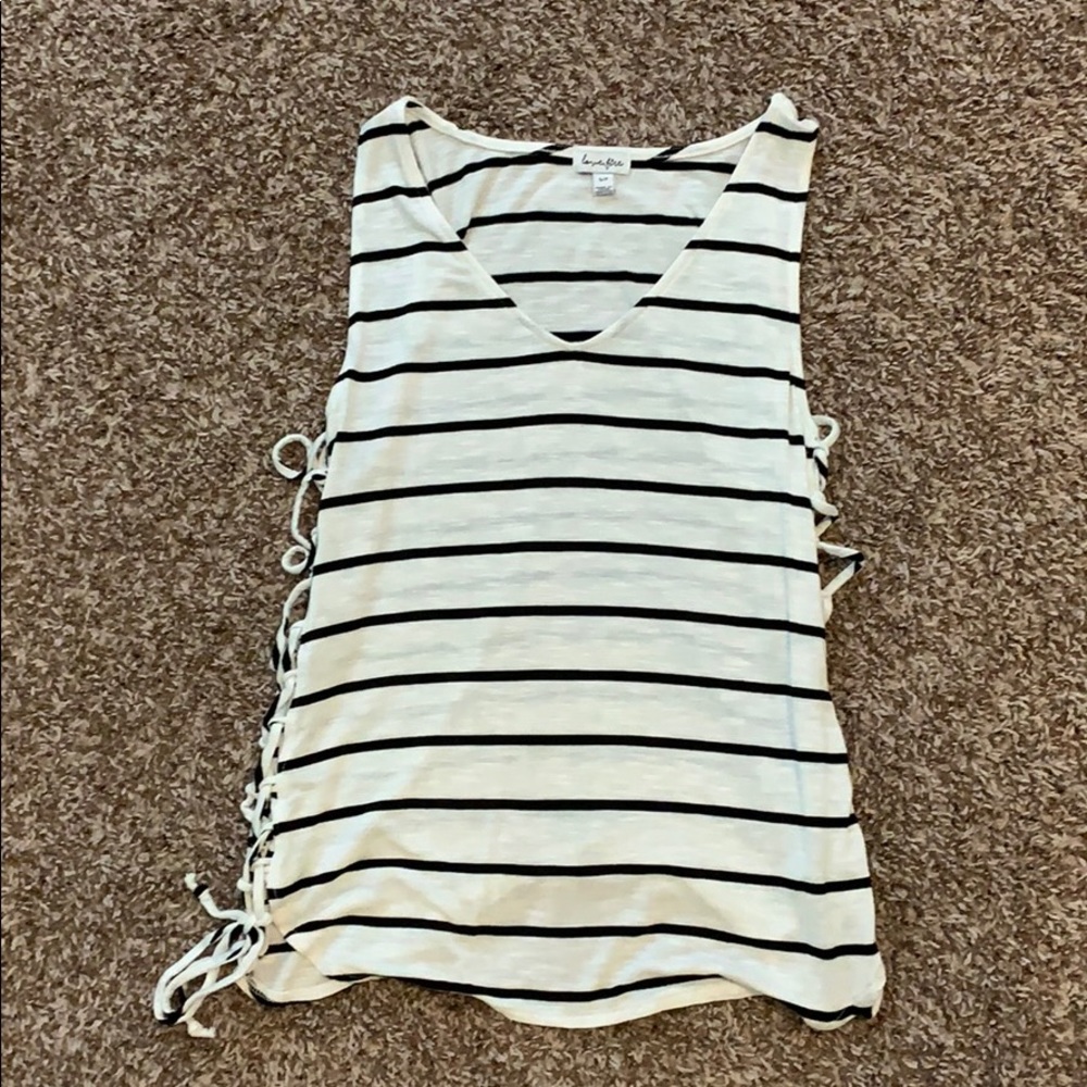 Love, fire tank top